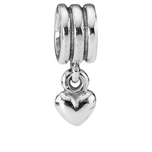 Genuine Retired PANDORA Heart Dangle Charm; 790276